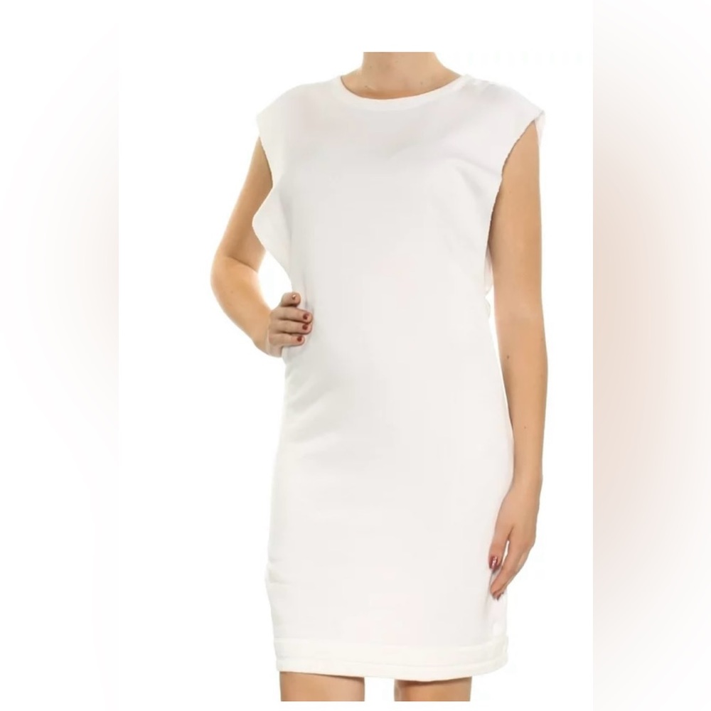 Free People White Britt‎ Cut out cotton cloth casual dress size medium